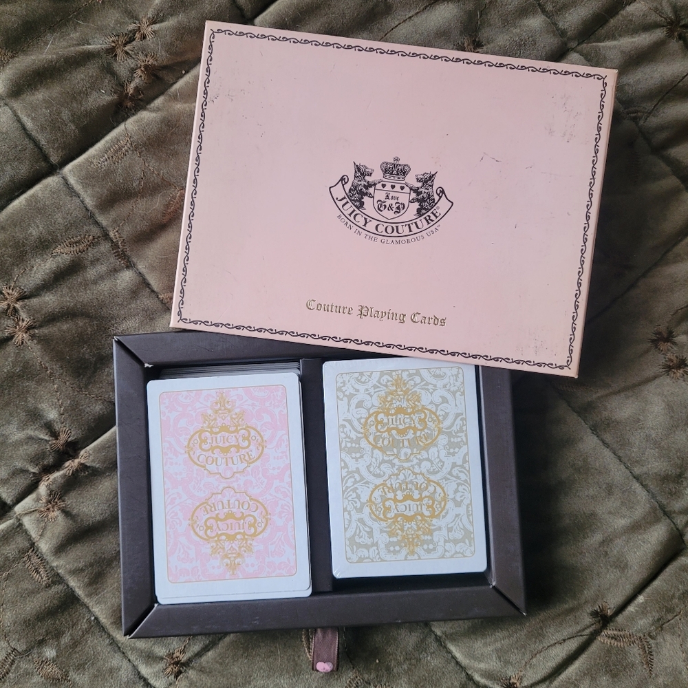 Vintage Juicy Couture Playing Cards